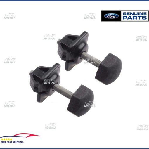 98-11 Ford Ranger Radiator Hood Stop Cushion Black Rubber Support Bumper SET OEM