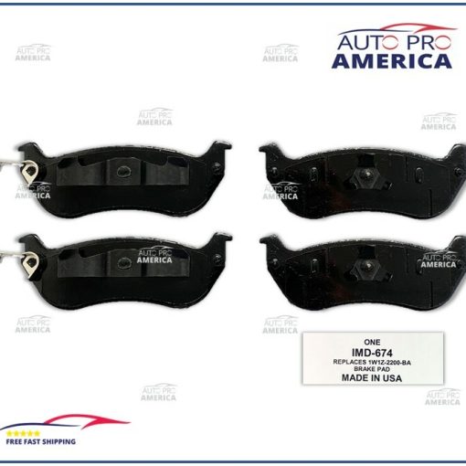 New Set of Rear Ceramic Brake Pads Kit 1996-2002 Ford Crown Victoria Town Car