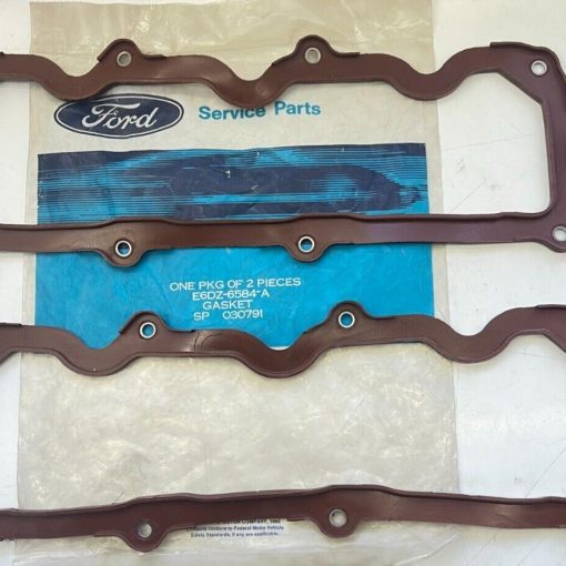 Set New Genuine Ford OEM Ford Service Parts OEM Valve Cover Gasket E6DZ6584A