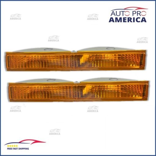 FORD 88-91 FORD CROWN VICTORIA L&R HAND PARK LAMP AMBER E8AZ13200A/201A SET OEM