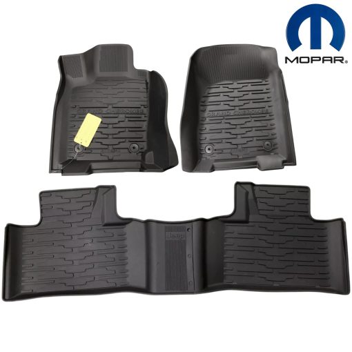 All Weather Mats Slush fits 16-22 Jeep Grand Cherokee 82215577AC MOPAR OEM NEW