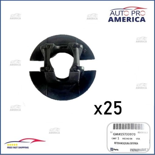 GM OEM 25Pcs Front Air Deflector Grommet Retainer Clips 1999-2023 GM 15733970