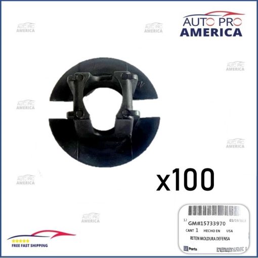 100Pcs GM OEM Front Air Deflector Grommet Retainer Clips 1999-2023 GM 15733970