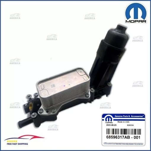 OEM Mopar 2014-2023 Mopar Engine Oil Filter Housing 68596317AB GENUINE NEW
