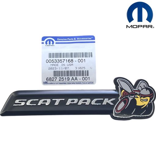 MOPAR DODGE CHARGER SCATPACK BEE GRILLE EMBLEM NAMEPLATE BADGE 2015-2018 OEM NEW