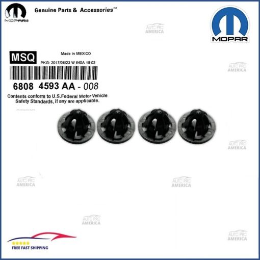 2007-2020 Mopar Dodge Ram 1500 2500 3500 Taillight Retainer Clips 4pcs OEM NEW