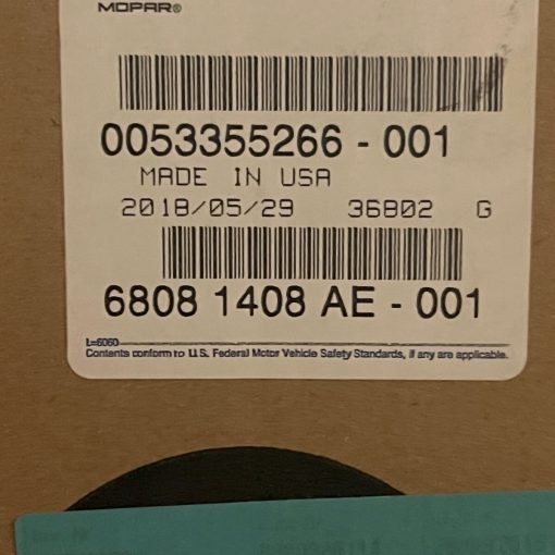 DODGE DART 2013-2016 FRONT GRILLE 68081408AE GENUINE OEM NEW MOPAR
