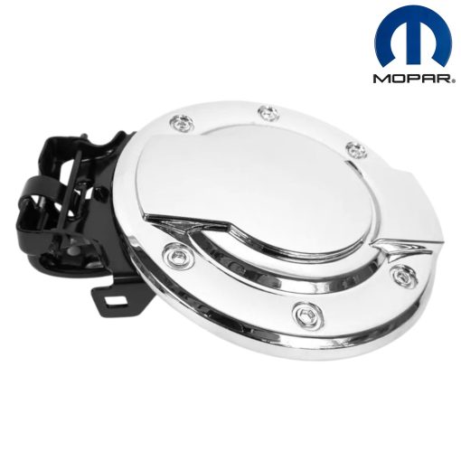 DODGE RAM 1500 2500 3500 Chrome Aluminum Fuel Filler Door 82211393AB OEM Mopar
