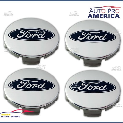 (4) OEM FORD EXPEDITION F150 CHROME WHEEL HUB CENTER CAP COVERS FL3Z1130E 20"