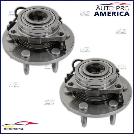 Front Wheel Bearing Hubs for Silverado GMC Sierra 1500 Tahoe 4x4 4WD SET NEW