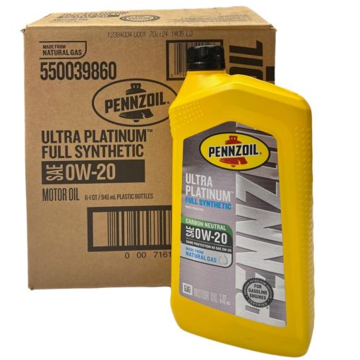 Pennzoil Oil 1Qt 0W-20 Ultra Platinum Full Synthetic OEM - SHIPS SAME DAY