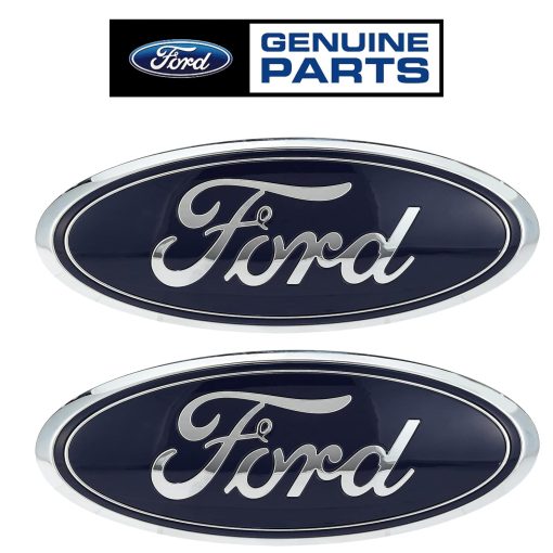 2004-2014 FORD F150 SET Front Grille & Tailgate Blue 9" Emblem OEM AA8Z9942528A