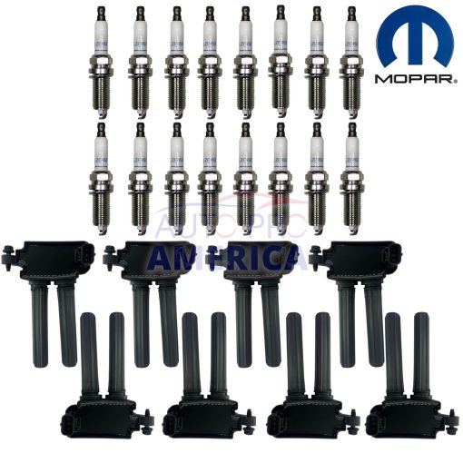 Mopar Dodge Jeep Chrysler 5.7L 6.4L HEMI Ignition Coils & Spark Plugs SET OEM