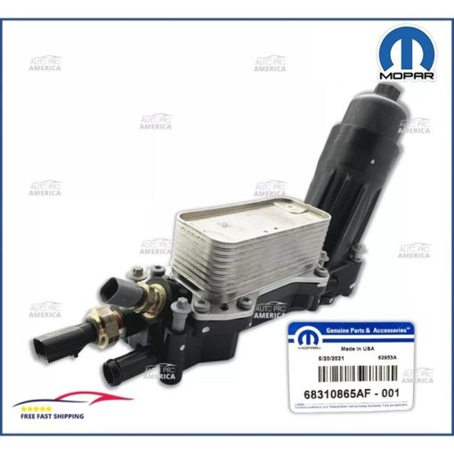 NEW OEM MOPAR 2017-2021 JEEP DODGE CHRYSLER 3.6L V6 OIL FILTER HOUSING ADAPTER