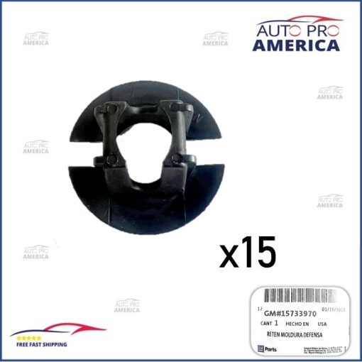15Pcs GM OEM Front Air Deflector Grommet Retainer Clips 1999-2023 GM 15733970