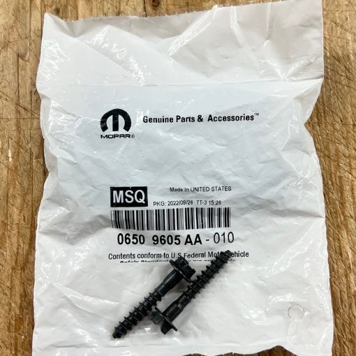 MOPAR RAM DODGE JEEP CHRYSLER AIR BOX CLEANER HEX FLANGE HEAD SCREW 2PC OEM
