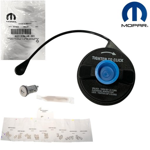 82215184AB Locking Fuel Cap Jeep Wrangler Gladiator 2018-2025 MOPAR GENUINE OEM