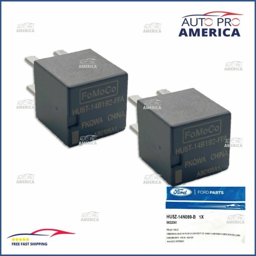 (2) Genuine OEM Ford F-150 MUSTANG EXPLORER Power Relays HU5Z14N089B