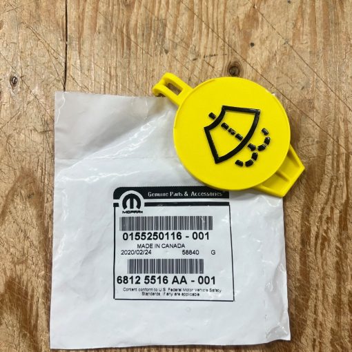 11-25 CHRYSLER DODGE JEEP RAM WASHER RESERVOIR CAP COVER OEM MOPAR 68125516AA