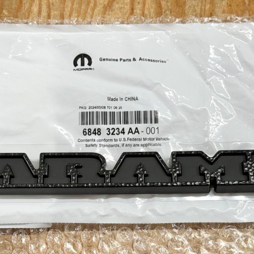 LARAMIE TAILGATE EMBLEM 2019-2027 RAM 1500 NAMEPLATE BADGE OEM MOPAR 68483234AA