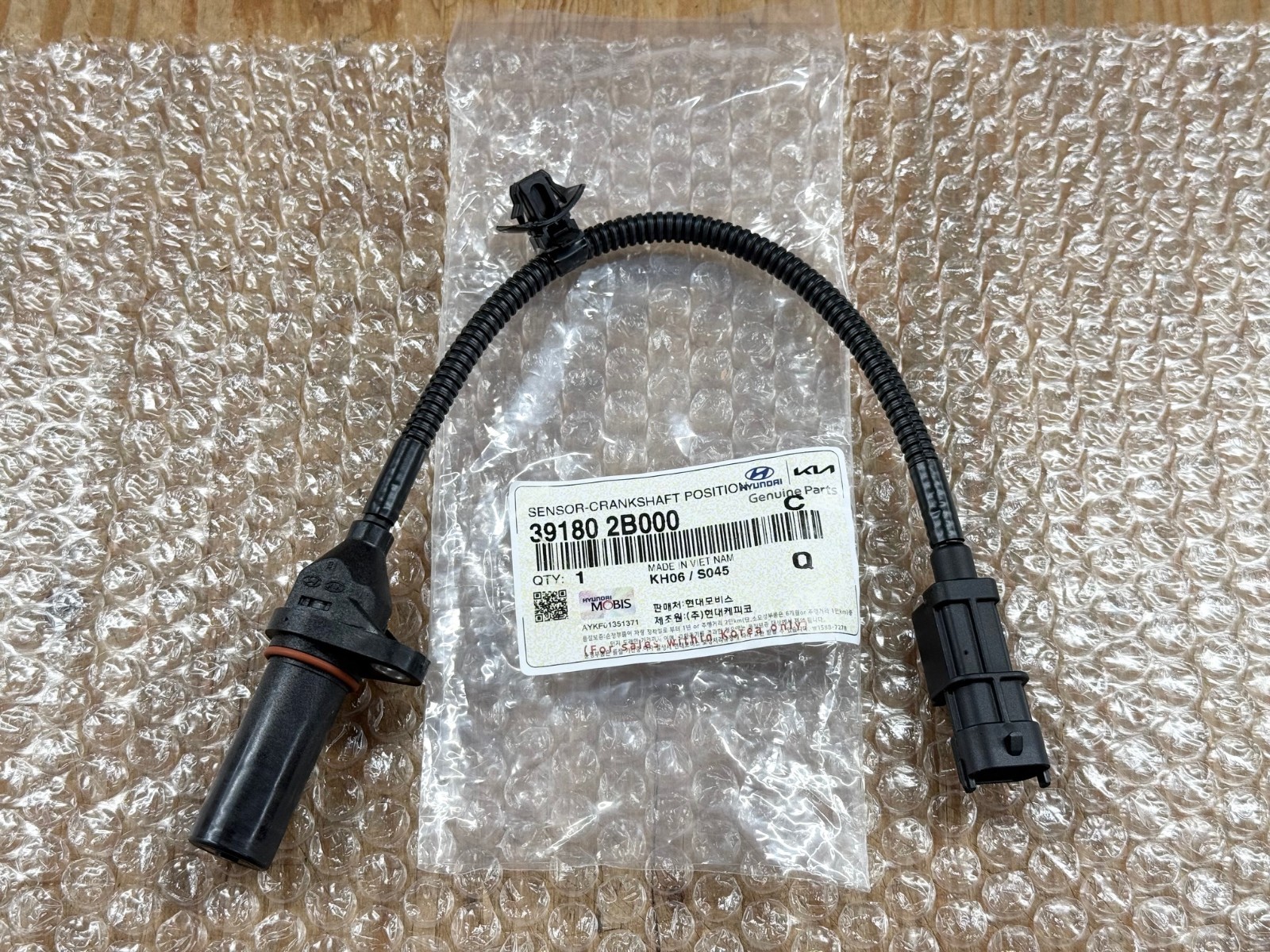 GENUINE CRANK SENSOR for 10-24 HYUNDAI KIA VEHICLES w 1.6L 1.8L 2.0L