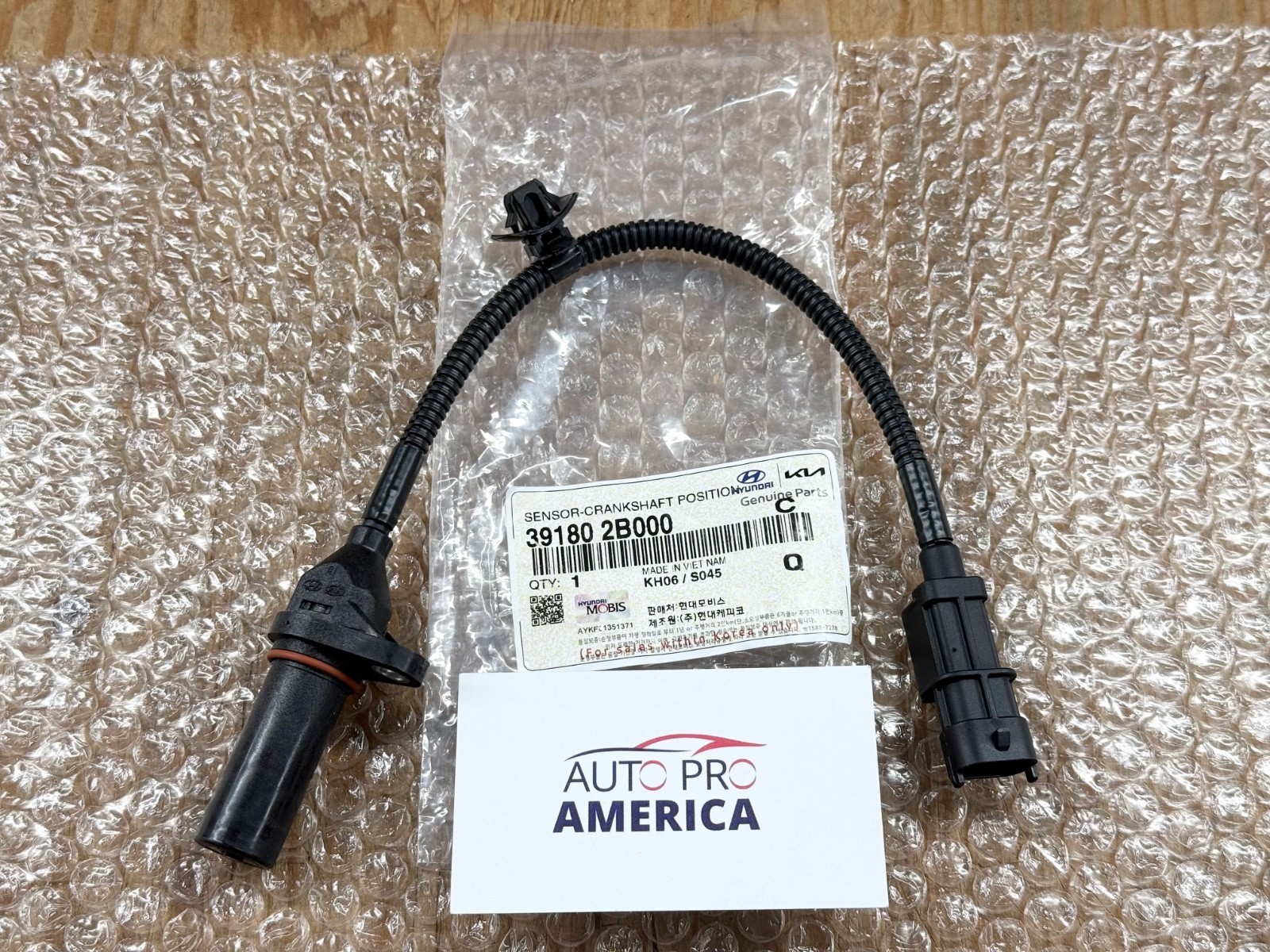 GENUINE CRANK SENSOR for 10-24 HYUNDAI KIA VEHICLES w 1.6L 1.8L 2.0L
