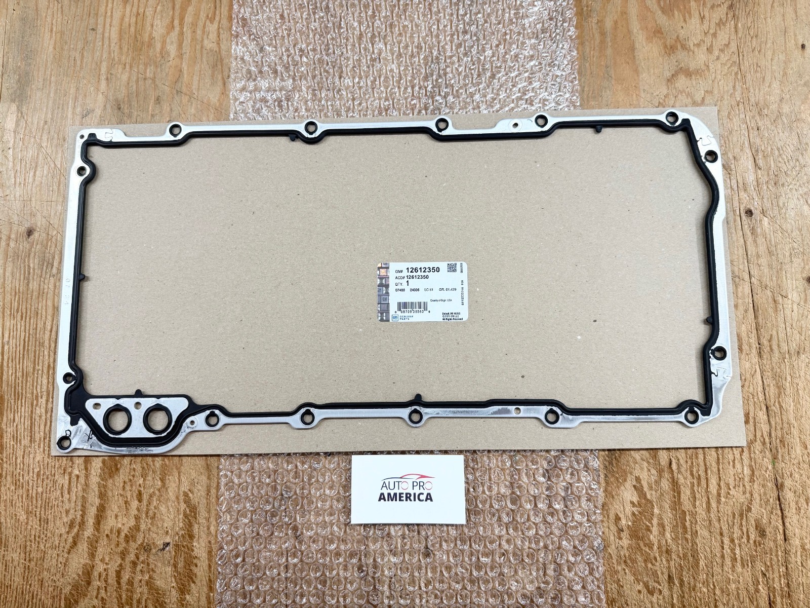 Engine Oil Pan Gasket ACDelco 12612350 OEM GM 5.3 5.7 6.0 LS1