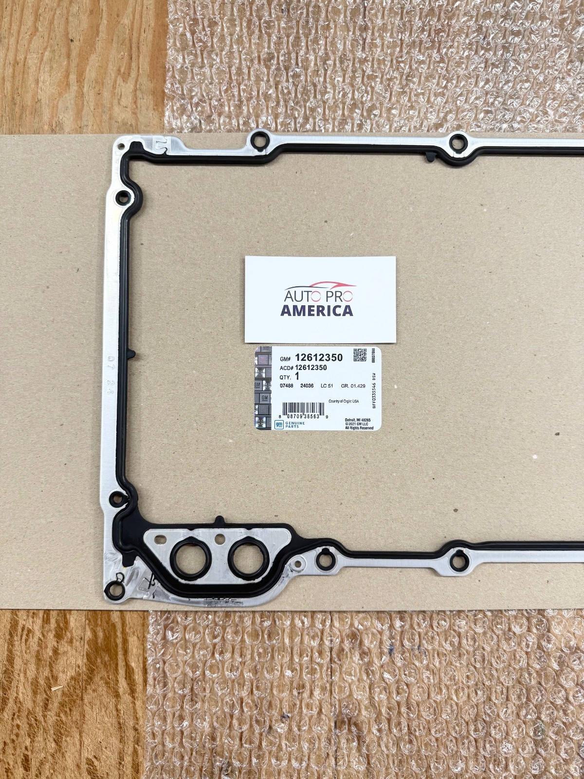 Engine Oil Pan Gasket ACDelco 12612350 OEM GM 5.3 5.7 6.0 LS1
