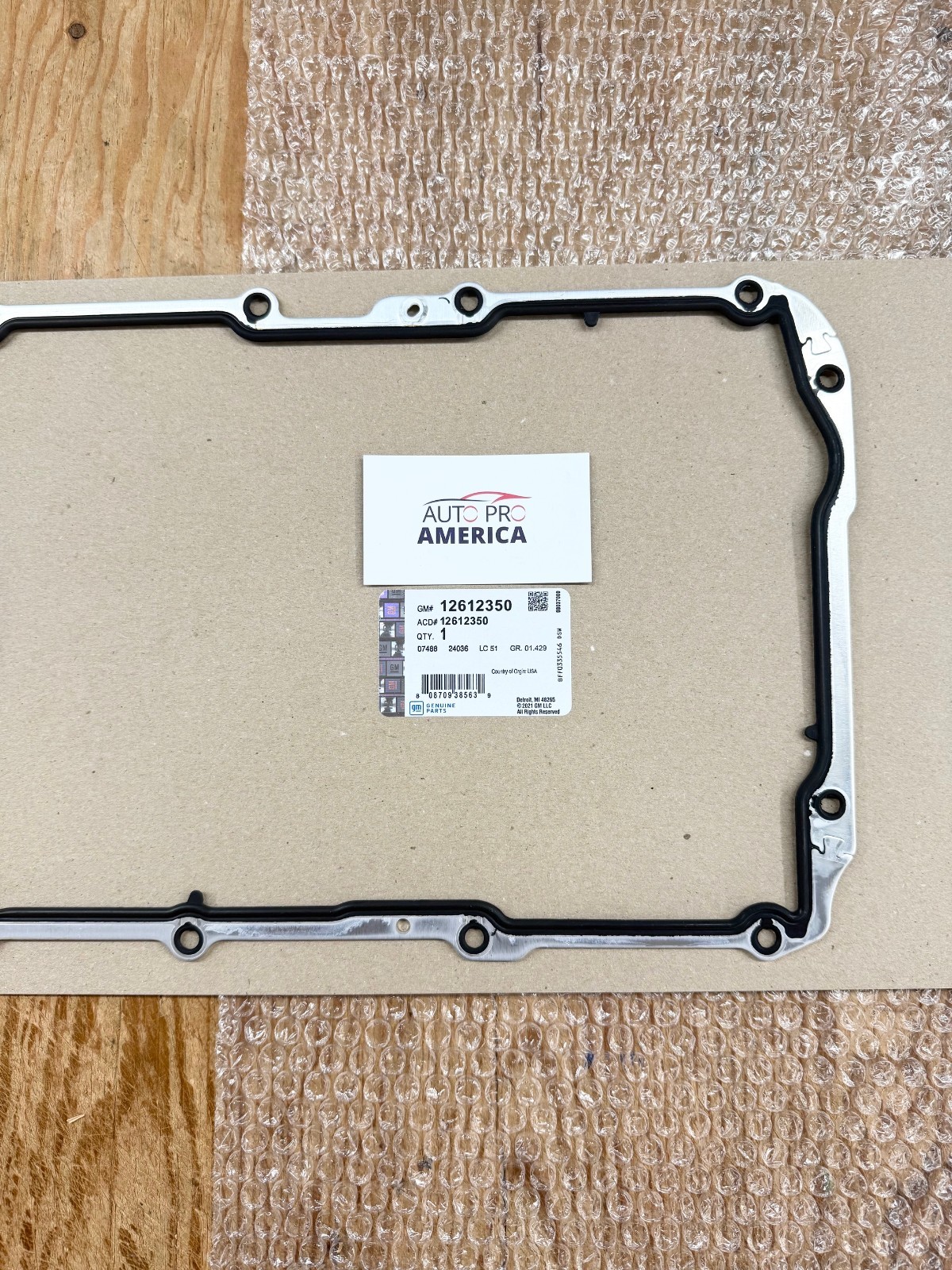 Engine Oil Pan Gasket ACDelco 12612350 OEM GM 5.3 5.7 6.0 LS1