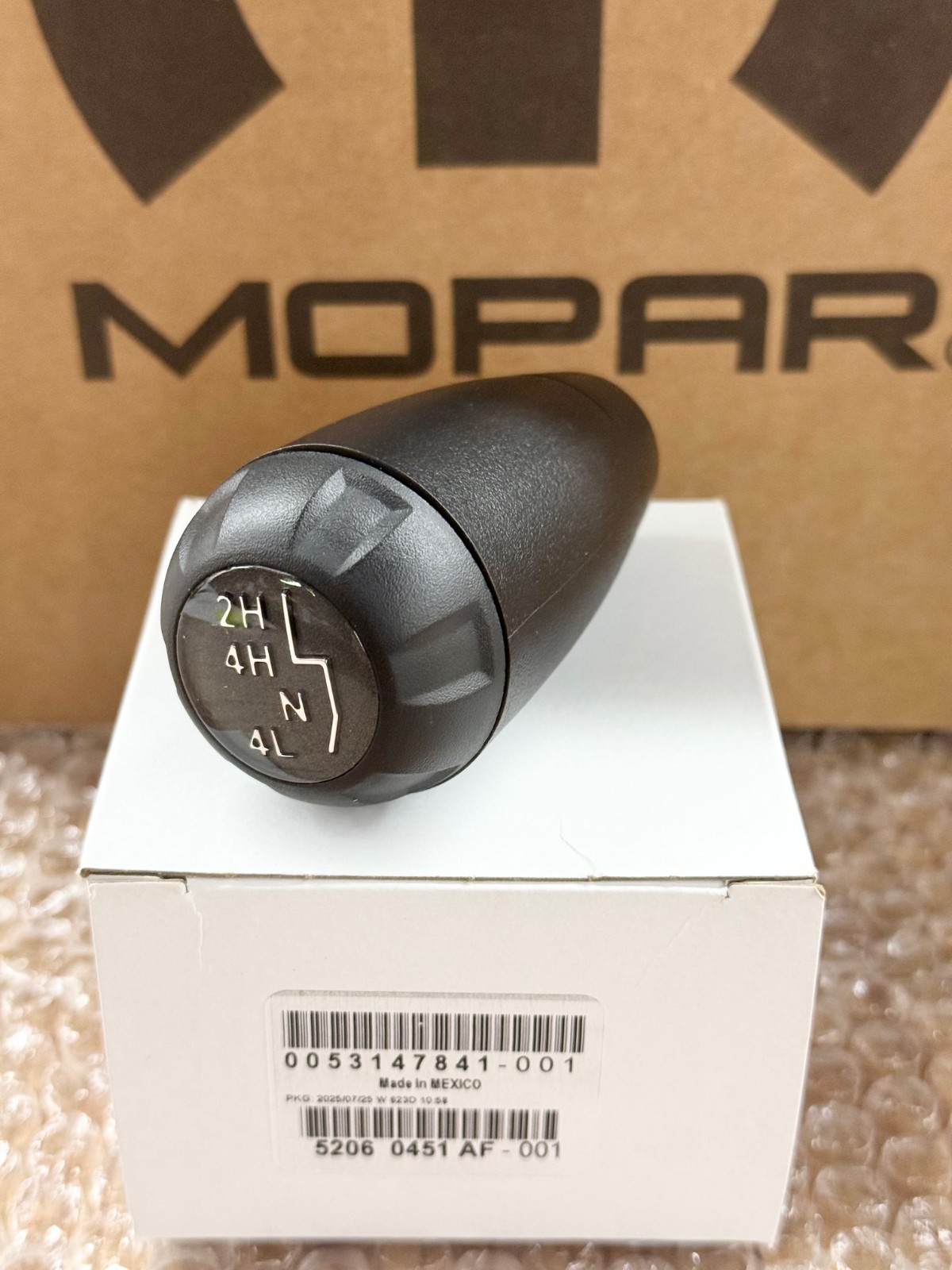 Transfer Case SHIFT / SHIFTER KNOB for 2007-2018 Jeep Wrangler JK OEM