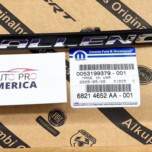 CHROME CHALLENGER FRONT GRILLE EMBLEM for 2015-2023 CHALLENEGR OEM 68214652AA