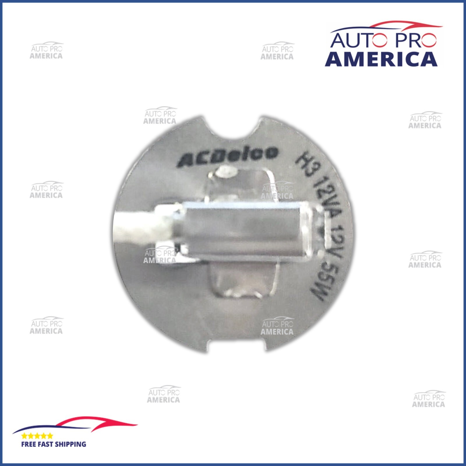 GM ACDELCO H3 Headlight Halogen Bulb 12V 55w 55W Bulbs 88931614 2pcs