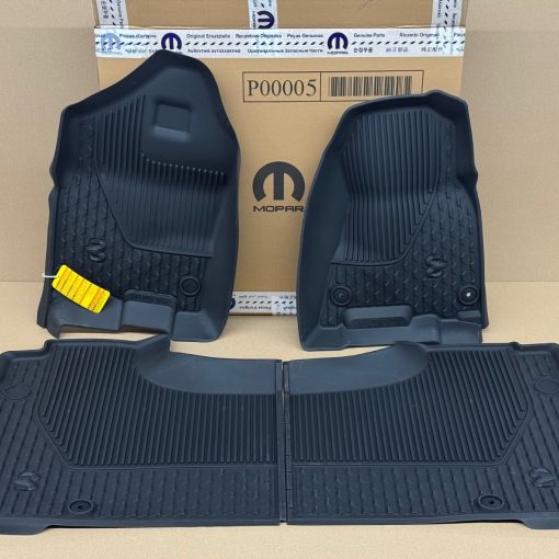 RAM 1500 DT All Weather Slush Mats Crew Cab (2019-2024) 82215321AD MOPAR OEM NEW