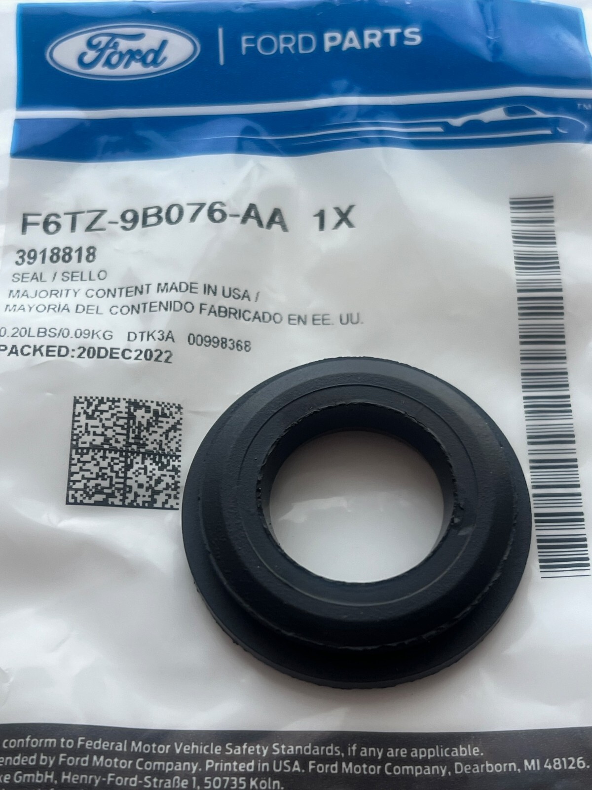 FORD Fuel Gas Tank Vapor Valve Vent Seal O-Rings F6TZ9B076AA SET 2pcs