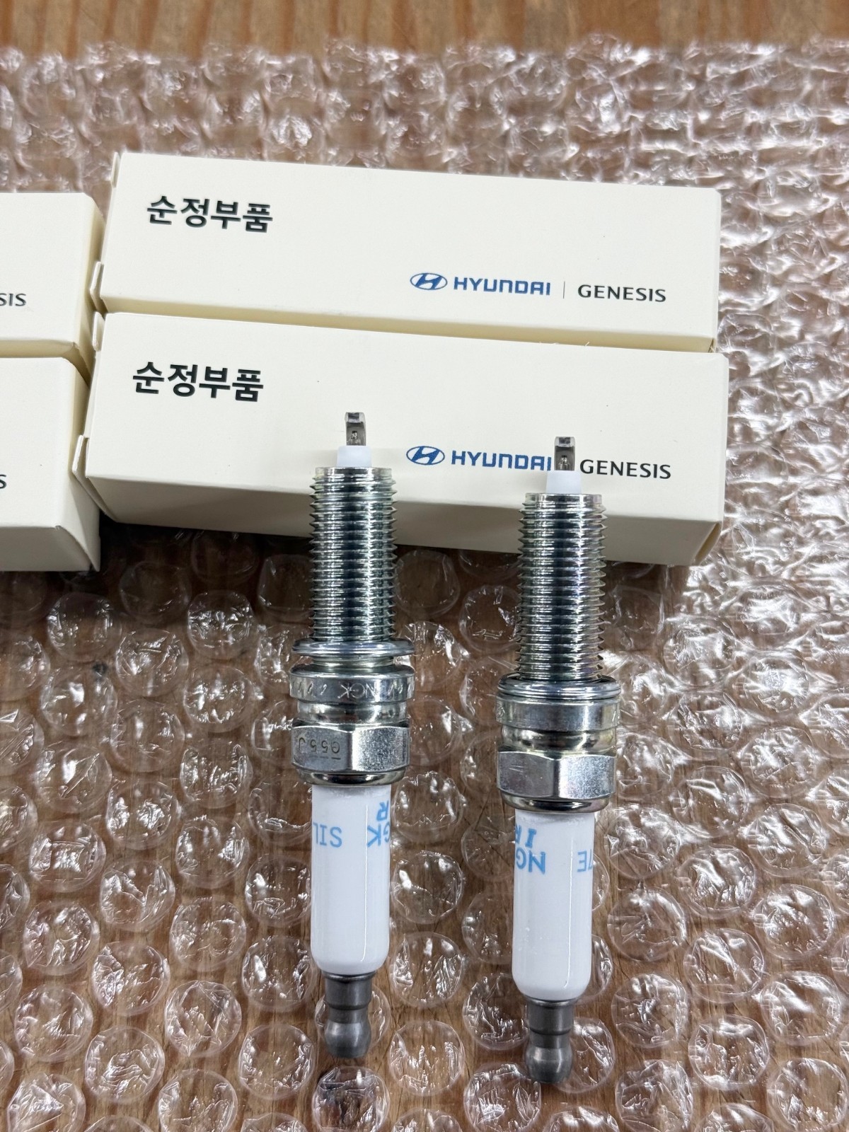 GENUINE SPARK PLUGS for 2012-2026 HYUNDAI GENESIS KIA OEM 1884911070 4PCS NEW