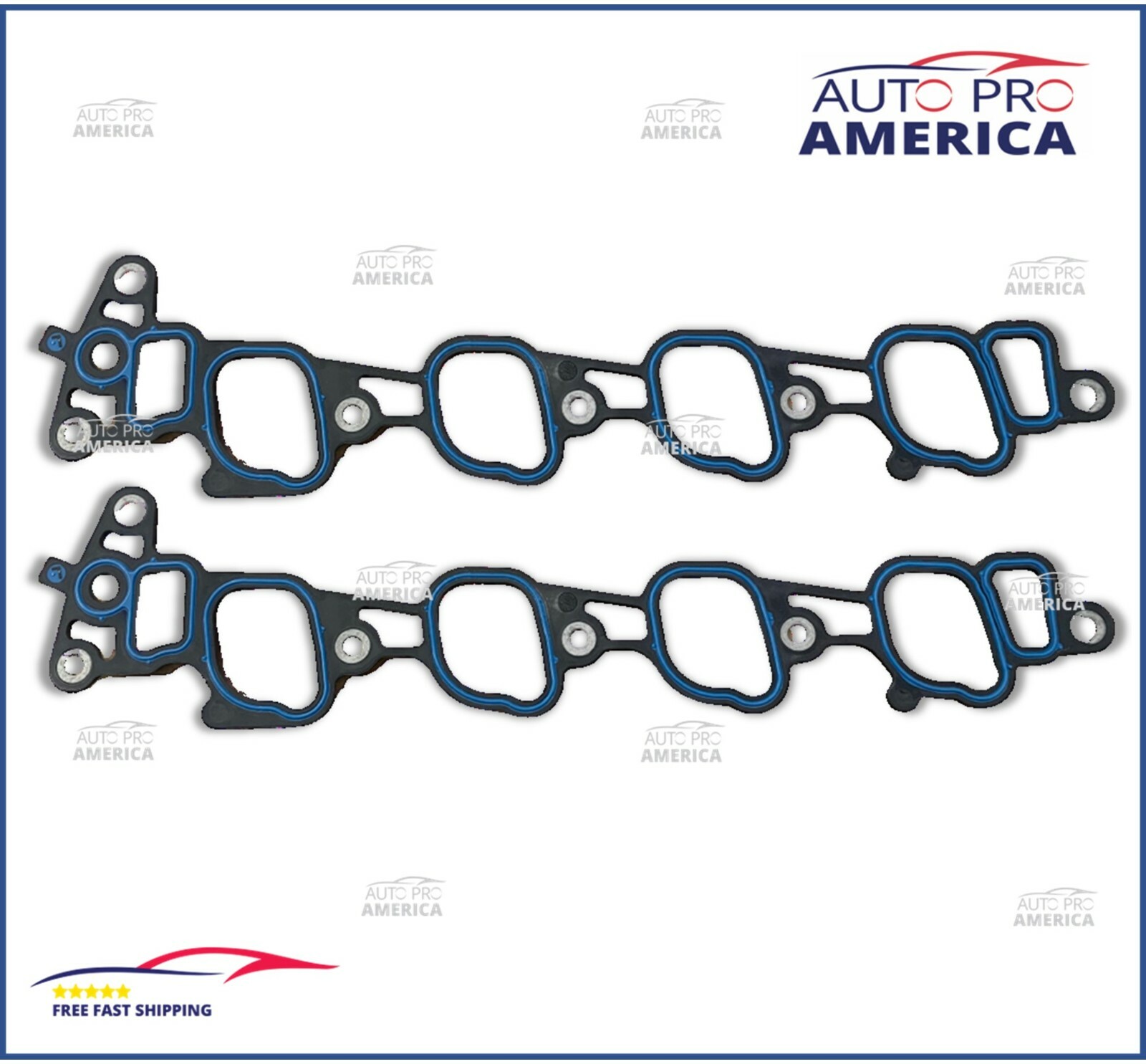 Lower Intake Manifold Gaskets Ford Mustang 4.6L 5.4L SOHC V8 4C2Z9439CC 2pcs
