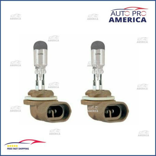 GE Halogen 881 27W WHITE Bulbs Fog Light Plug Play Replacement Lamps 2pcs OEM