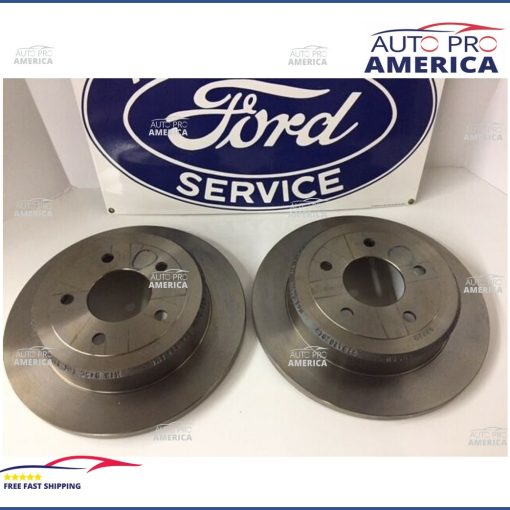 Rear Brake Rotors 1996-2002 FORD Crown Victoria LINCOLN Town Car MERCURY OEM SET
