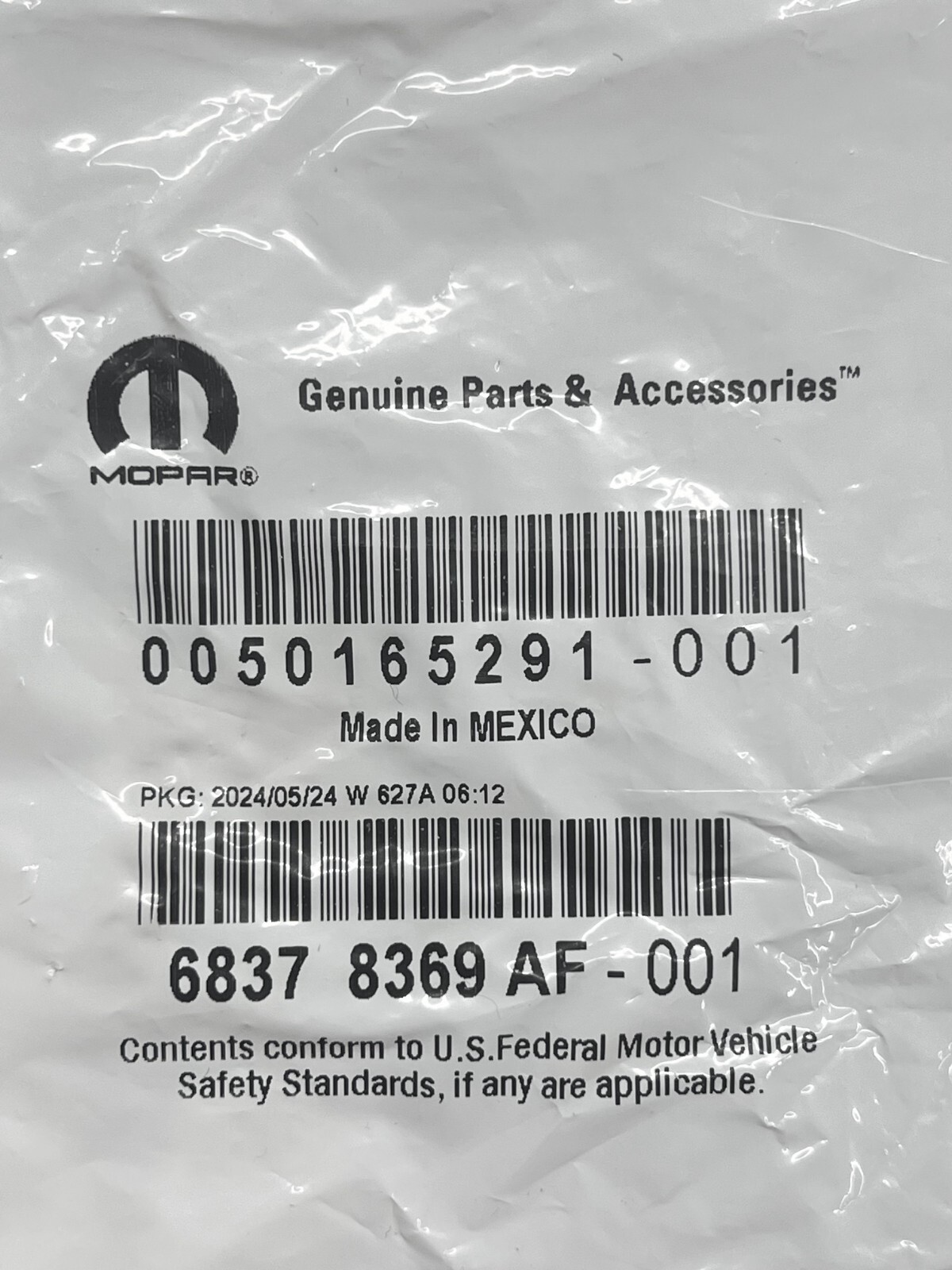 14-24 JEEP CHEROKEE RAM 1500 2500 3500 4500 434MHz TPMS 68378369AF MOPAR