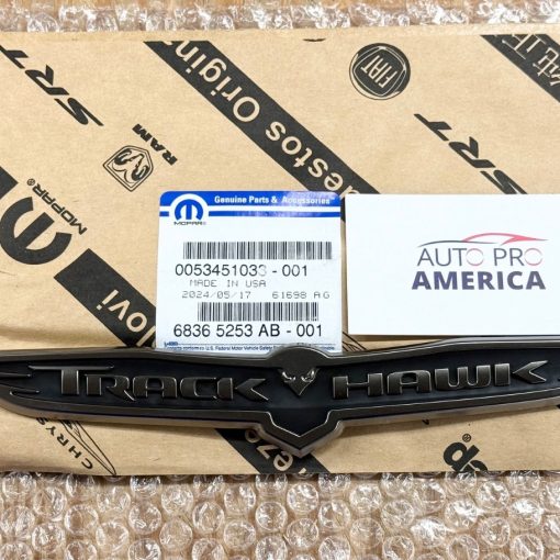 TRACK HAWK EMBLEM BADGE NAMEPLATE for 2018-2021 JEEP GRAND CHEROKEE OEM MOPAR