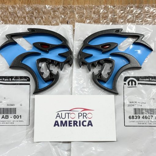 REDEYE EMBLEM BADGE SET 2019-2023 DODGE CHALLENGER HELLCAT MOPAR OEM NEW