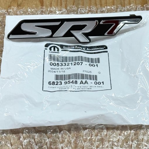 SRT GRILLE EMBLEM BADGE NAMEPLATE 15-2017 DODGE CHALLENGER MOPAR OEM 68239548AA