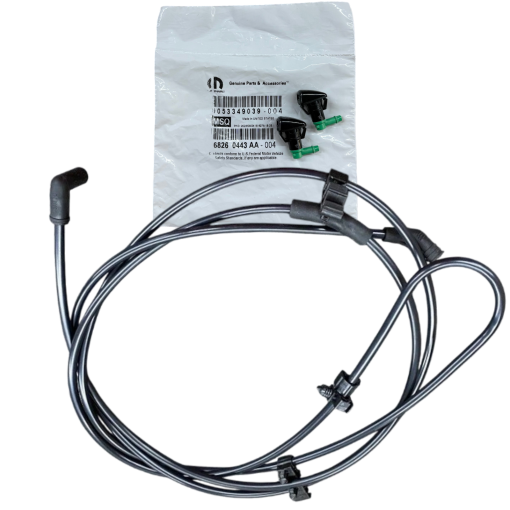 WINDSHIELD WASHER FLUID NOZZLE SET HOSE 2011-2022 JEEP GRAND CHEROKEE OEM MOPAR