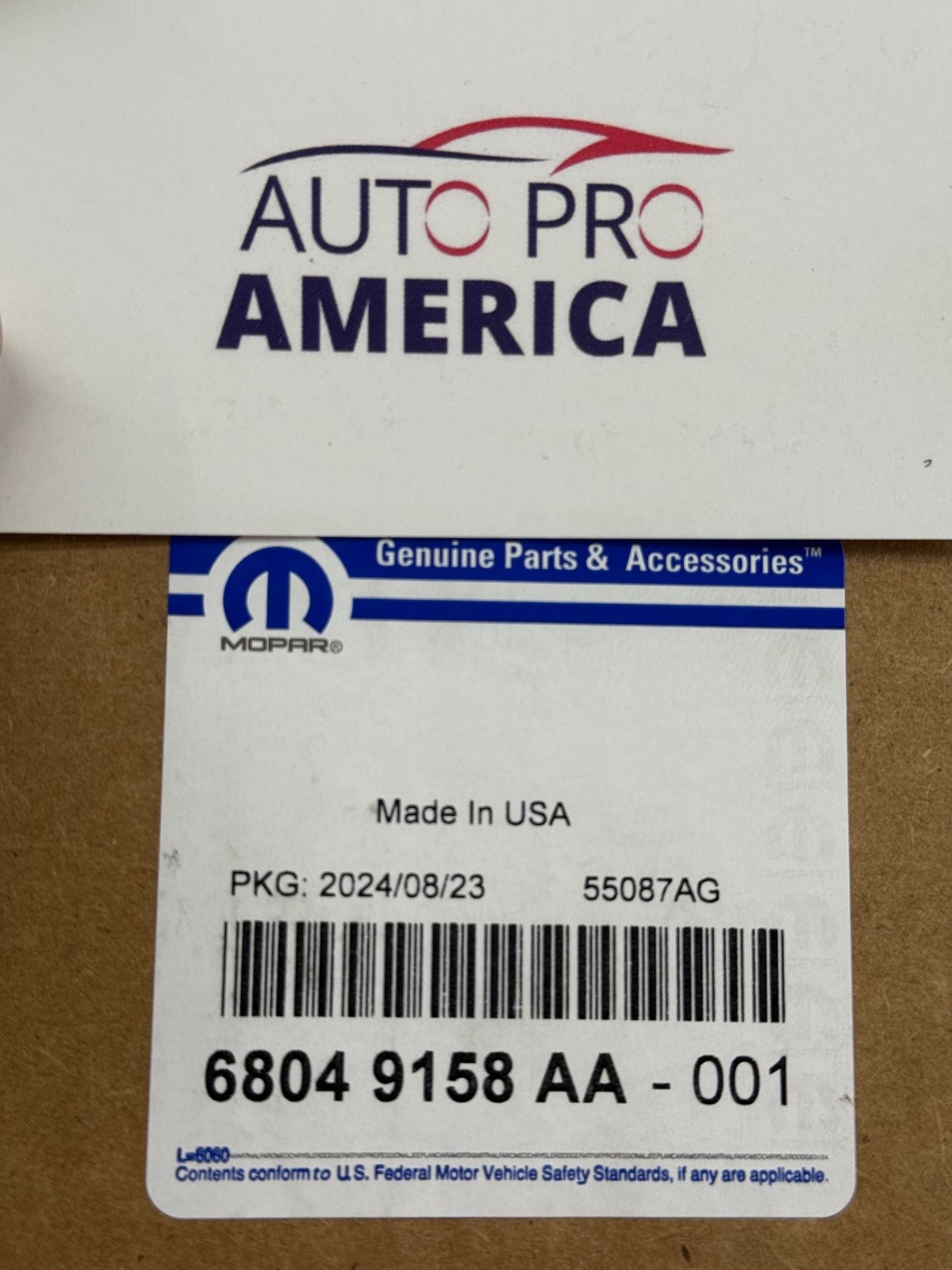 REAR DISC BRAKE PADS 2009-2018 DODGE RAM 2500 3500 68049158AA OEM MOPAR