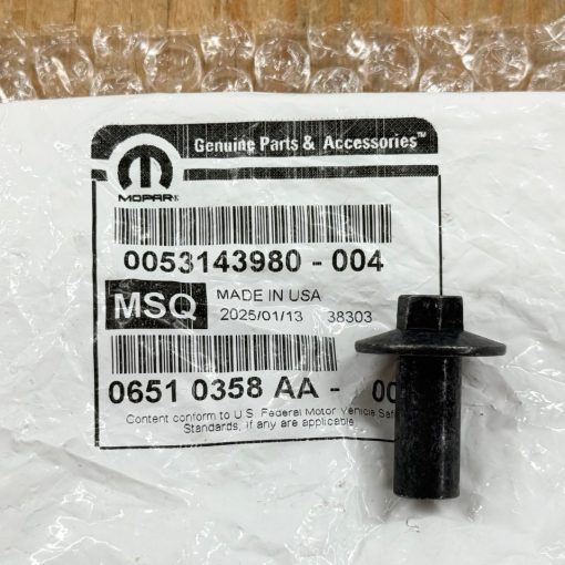 HEX NUT for 2007-2018 JEEP WRANGLER JK (M6X1.00X24.00) GENUINE MOPAR 6510358AA