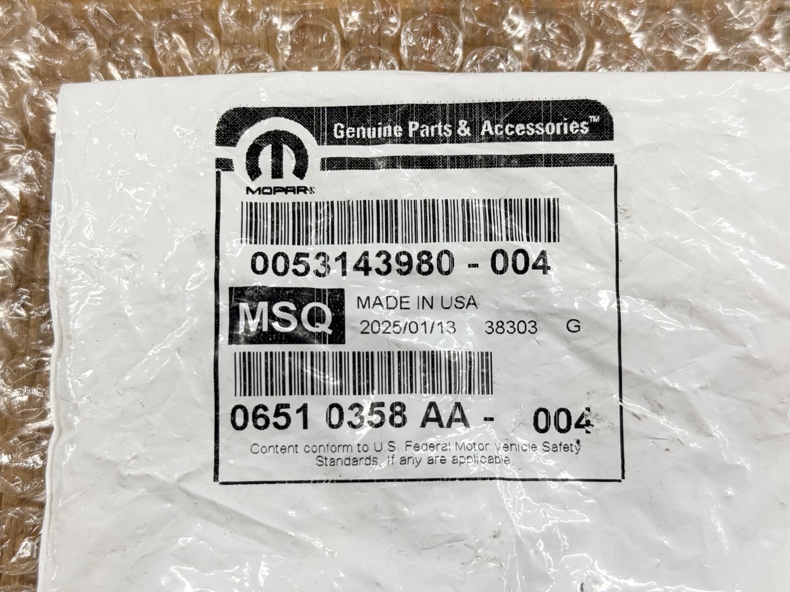 HEX NUTS for 07-18 JEEP WRANGLER JK (M6X1.00X24.00) GENUINE MOPAR 6510358AA OEM
