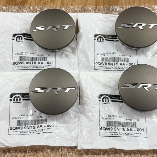 20" WHEEL BRASS MONKEY SRT CENTER CAPS 15-25 DURANGO CHALLENGER CHARGER MOPAR OE