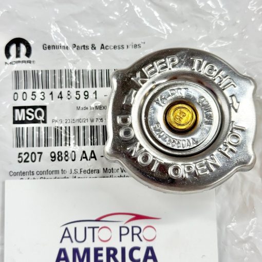 RADIATOR CAP for 1984-2016 CHRYSLER DODGE JEEP RAM VEHICLES MOPAR OEM 52079880AA