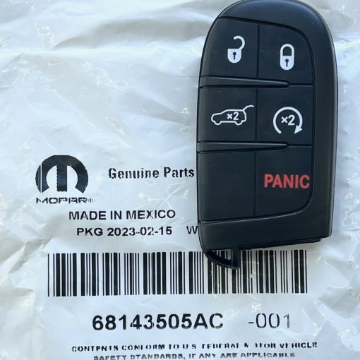 KEYLESS ENTRY REMOTE KEY FOB TRANSMITTER 2014-2022 JEEP GRAND CHEROKEE MOPAR OEM