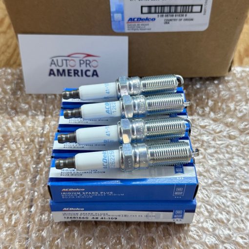 Iridium Spark Plugs for CADILLAC GMC CHEVROLET BUICK GM ACDELCO 41-109 4pcs OEM